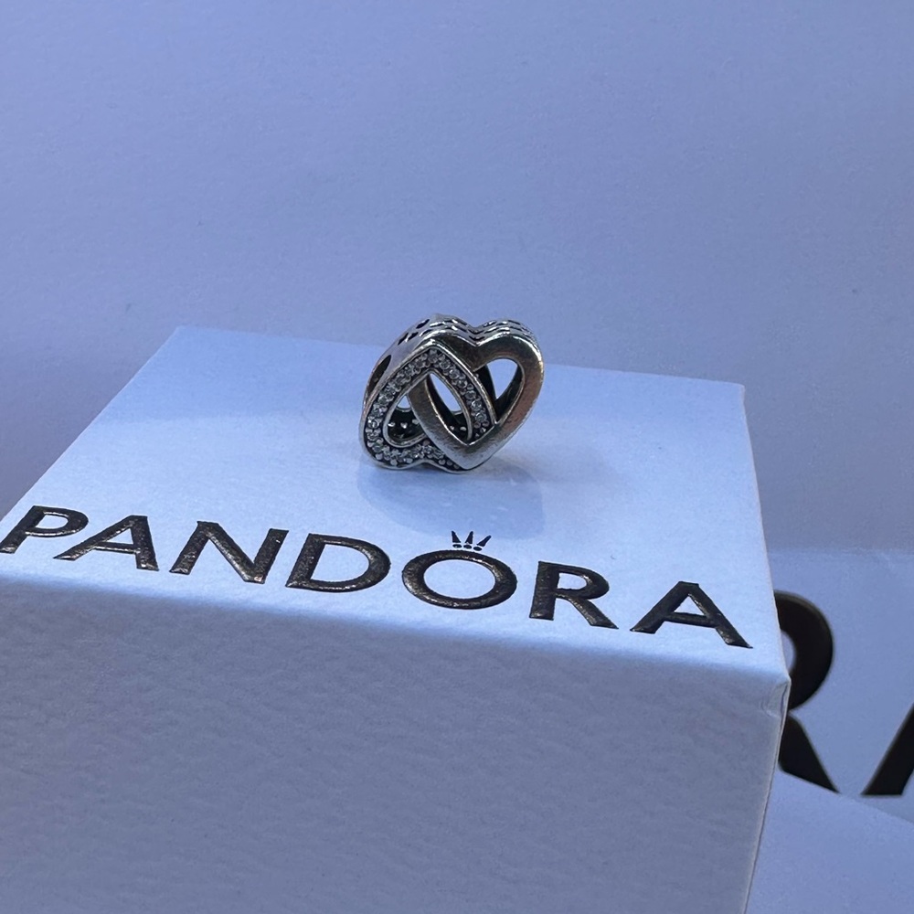 Pandora Entwined Hearts Charm